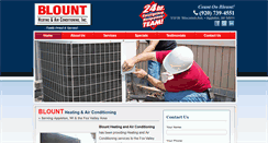 Desktop Screenshot of blountheating.com